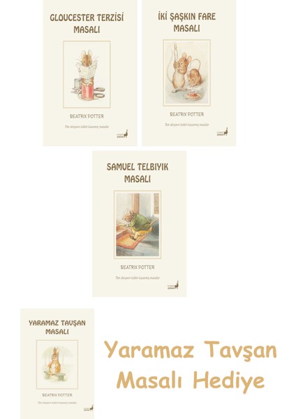 + Beatrix Potter 5 - Iki Şaşkın Fare Masalı + Beatrix Potter 13 - Samuel Telbıyık Masalı
