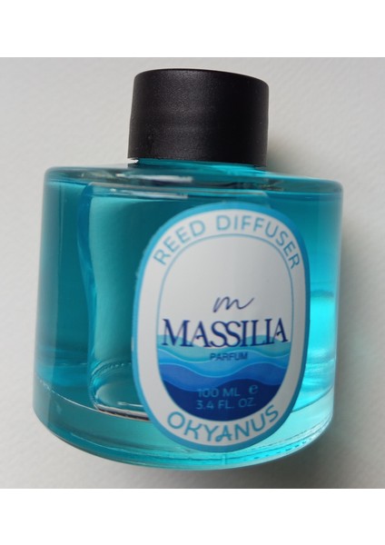 Okyanus Çubuklu Massılıa Oda Kokusu 100 ml Okyanus Esintisi Ferahlık Siyah Çubuklarla Kalıcı Etki fiyatları