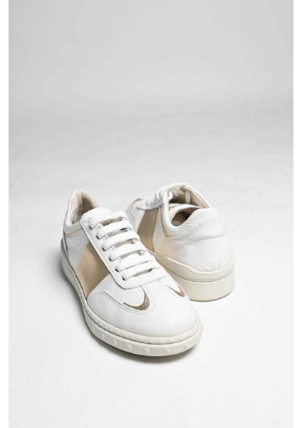 Bağcıklı Kauçuk Taban Sneaker 101-GUMK-01 Kadın Ayakkabı