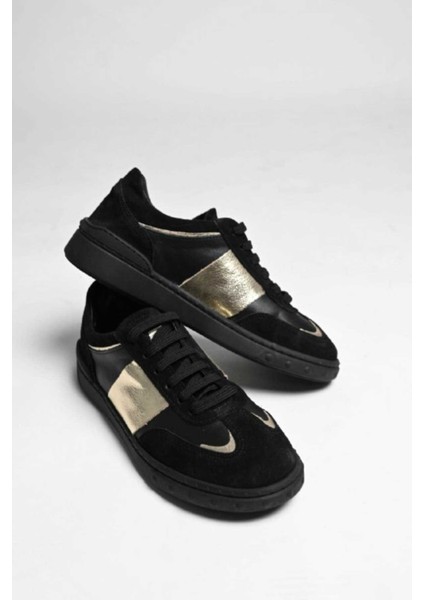 Bağcıklı Kauçuk Taban Sneaker 101-GUMK-01 Kadın Ayakkabı indirimleri