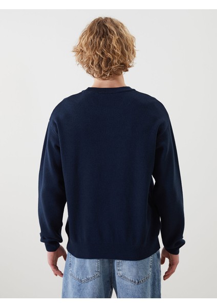 Yeni Sezon Bisiklet Yaka Erkek Triko Kazak fırsatları