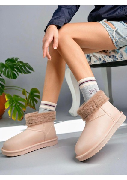 Kadın Su Geçirmez Içi Tamamen Kürklü Eva Bot fiyatları