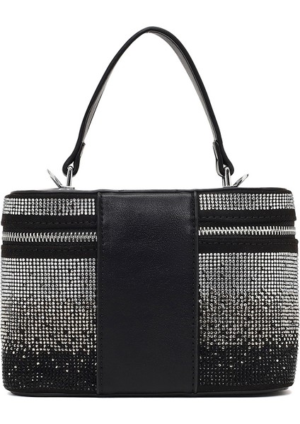 Kadın Siyah Taşlı Uzun Askılı Mini Abiye Kol Çantası 25ABD2647TS modelleri