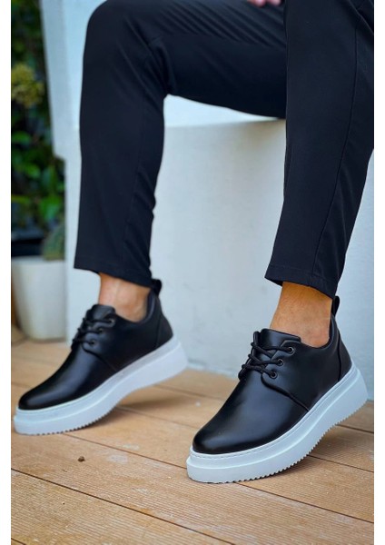 Lvsqvr Kb-X3 Kuback Siyah Cilt Bağcıklı Günlük Erkek Ayakkabı (Numara: 40) modelleri