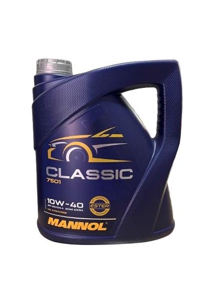 Classıc 7501 Apı Sn/ch4 Acea A3/b4 10W-40 Motor Yağı 4l