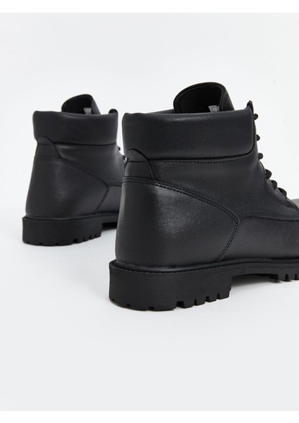 Yeni Sezon Bağcıklı Deri Görünümlü Erkek Bot indirimleri