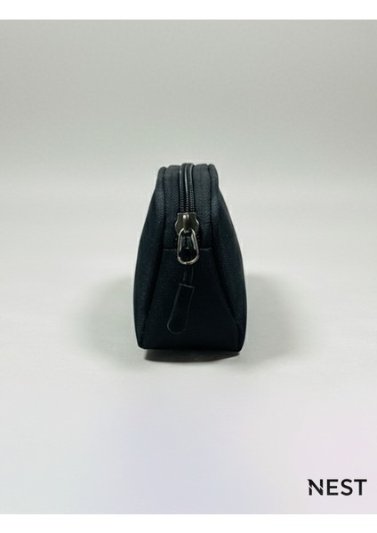 Siyah Renk Makyaj Çantası, Bozuk Para Çantası, Takı Çantası indirimleri