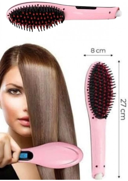 Ieg® Saç Fırça Akıllı LCD Ekran Pratik Saç Düzleştirici Tarak Pratik Taşınabilir indirimleri