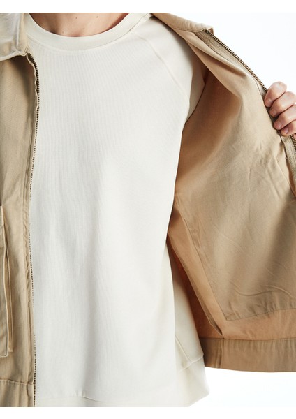 Yeni Sezon Rahat Kalıp Uzun Kollu Gabardin Erkek Gömlek Ceket modelleri