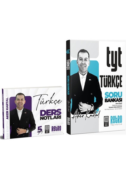 2026 Tyt Türkçe Çözümlü Soru Bankası + Video Ders Notları Retro Yayınları