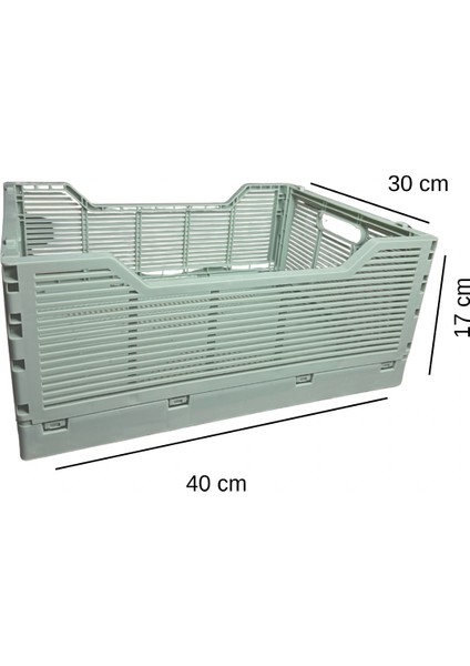 30X40X17 Plastik Katlanabilir Ev Düzenleme Kutuları, Masa, Kiler, Ofis Banyo, Kozmetik Için Kasalar fiyatları