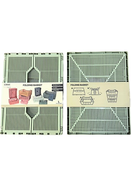 30X40X17 Plastik Katlanabilir Ev Düzenleme Kutuları, Masa, Kiler, Ofis Banyo, Kozmetik Için Kasalar modelleri