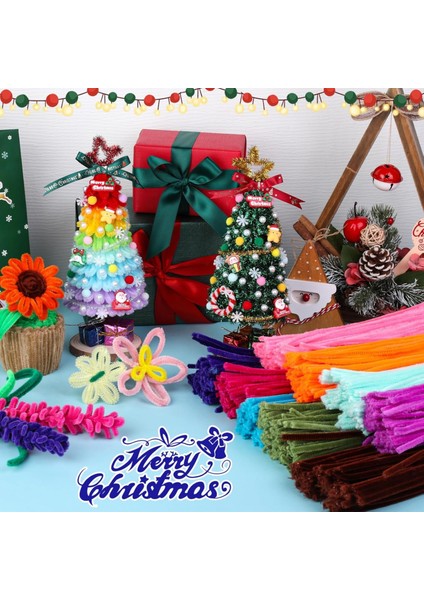 Şönil Tel, El Işi, Dıy, Hobi ve Çiçek Yapım Teli, Simli Gümüş, 100 Adet, 6 mm - 30 cm indirimleri