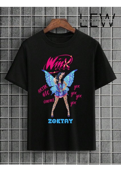 Manifest Winx Zoktay,esin,mina,lidya,sueda,hilal Özel Tasarım Premium Baskı Kalitesine Sahip Kalın Kışlık Pamuklu Çocuk Tişort modelleri