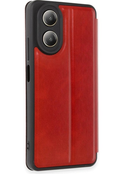 Ieg Oppo A38 Kılıf Flip Cover - Kırmızı fiyatları