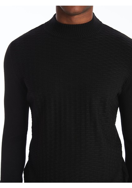 Yeni Sezon Yarım Balıkçı Yaka Uzun Kollu Erkek Triko Kazak fırsatları