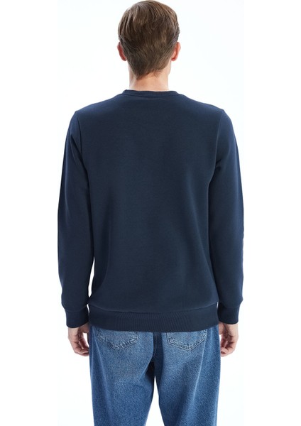 Yeni Sezon Bisiklet Yaka Uzun Kollu Istanbul Baskılı Erkek Kalın Sweatshirt fırsatları