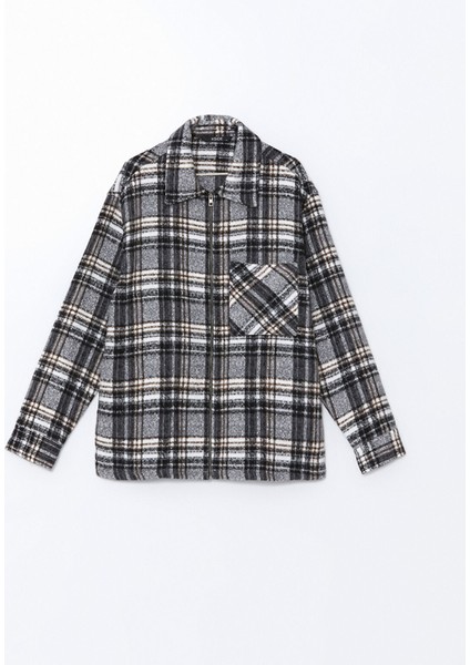 Yeni Sezon Rahat Kalıp Uzun Kollu Ekose Erkek Oduncu Gömlek Ceket indirimleri