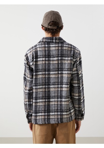 Yeni Sezon Rahat Kalıp Uzun Kollu Ekose Erkek Oduncu Gömlek Ceket fırsatları