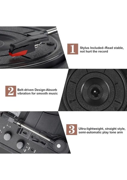 Dıgıtnow Vinil Plak Çalar Kablosuz Pikap fiyatları