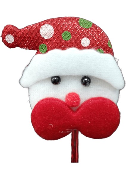 Kalem Yılbaşı Temalı Noel Baba Kardan Adam Figürlü Yılbaşı Tükenmez Kalem