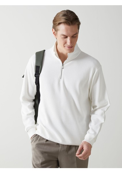 Yeni Sezon Dik Yaka Erkek Sweatshirt