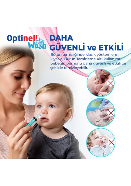 Bebek Burun Yıkama Kiti 5 Adet , Bebek Burun Yıkama Enjektörü