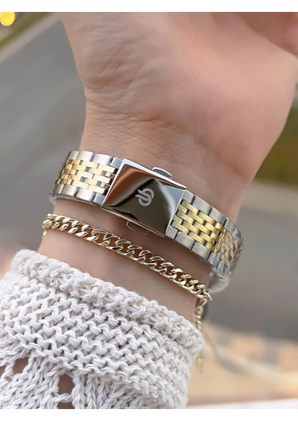 Çelik Kordon 2 Yıl Garantili 3 Atm Suya Dayanıklı Spor Kadın Kol Saati+Bileklik YBG.10661.4 modelleri