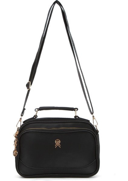 Kadın Uzun Askılı Fermuarlı El ve Omuz Çantası – Siyah – NEWPOLO356 indirimleri