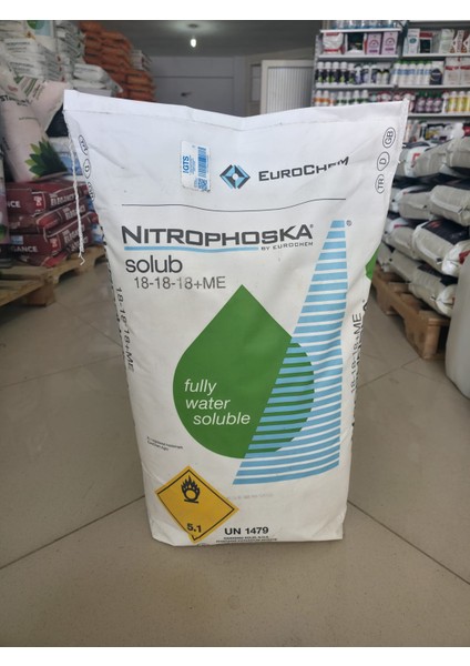 Nitrophoska 18-18-18 + ME 25 Kg – Damlama Gübresi – Meyve Büyütücü & Verim Artırıcı (İthal, İsviçre)