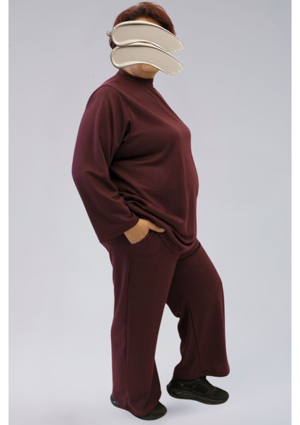 Mevsimlik Eşofman Takımı- Ecrin Kumaş Büyük Beden Eşofman Takımı fırsatları