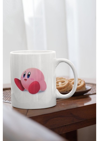 Kirby Baskılı Porselen Kupa Bardak