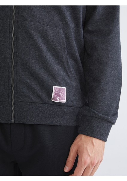 Yeni Sezon Kapüşonlu Uzun Kollu Erkek Fermuarlı Sweatshirt modelleri