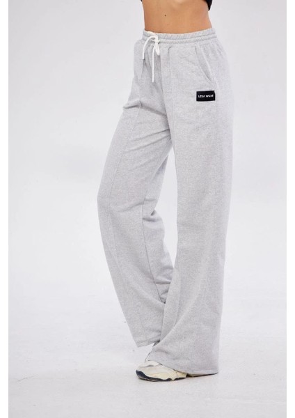 Iki Iplik Bol Paça Eşofman Pantalon - Gri indirimleri