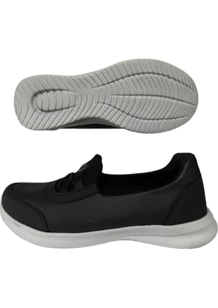 Bs Black Sea Kadın Siyah-Buz Iki Lastikli Ultra Hafif Cilt Günlük Şık Babet Ayakkabı modelleri