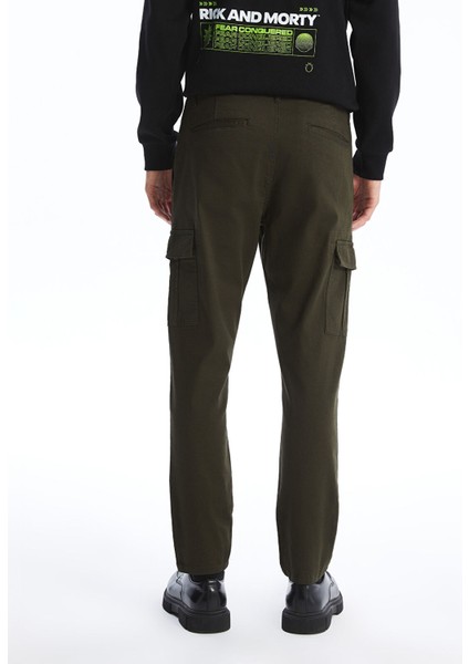Yeni Sezon Slim Fit Gabardin Erkek Kargo Pantolon fırsatları