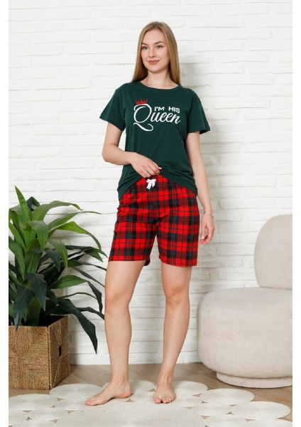 Kadın Pijama Takımı - Ekose Altlı (Diz Üstü) - 12426 fiyatları