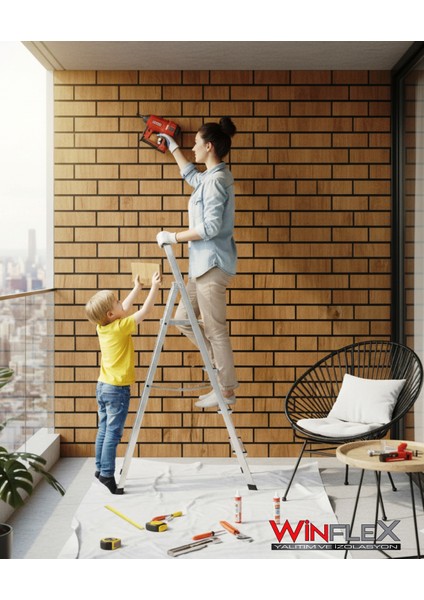 Eko Tuğla Akustik Ahşap Panel – Savana Meşe fırsatları