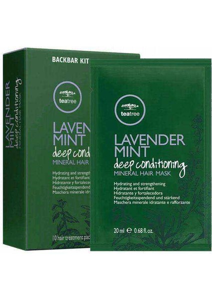 Tea Tree Lavender Mint Deep Conditioning Mineral Saç Maskesi 10X20ML fiyatları