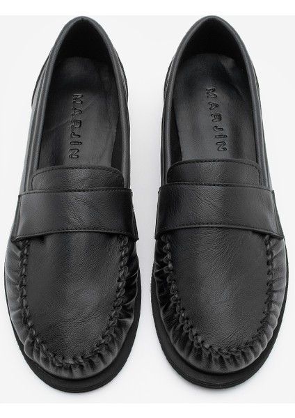 Kadın Loafer Makosen Günlük Ayakkabı Margos Siyah