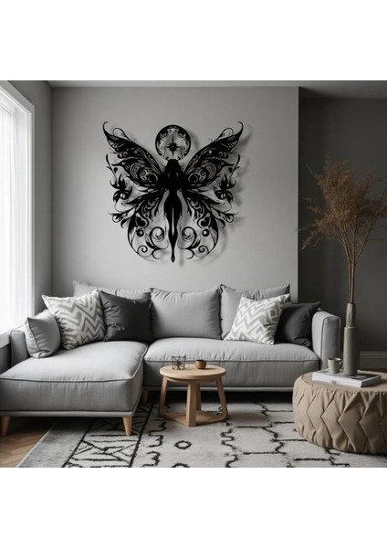 Peri Figürlü Metal Duvar Dekoru – Zarafetin ve Hayal Gücünün Sembolü fiyatları