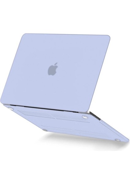 Macbook Pro 13 2020 Macbook Buzlu Kapak - Lila