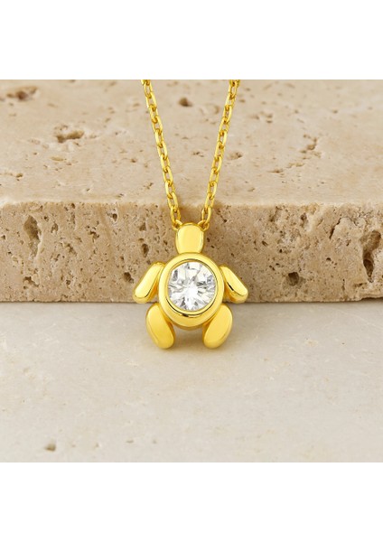 14 Ayar Altın Kaplumbağa Kolye indirimleri