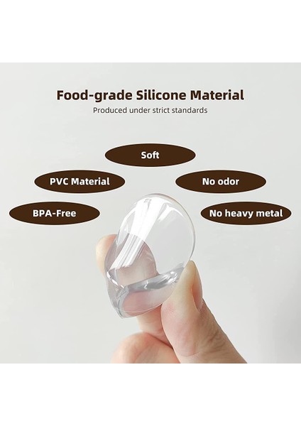 Silikon Şeffaf Masa Kenarı Köşe Koruması modelleri