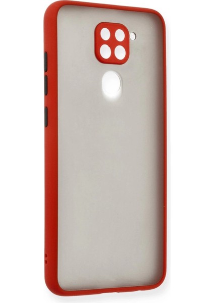 Xiaomi Redmi Note 9 Kılıf Montreal Silikon Kapak - Kırmızı