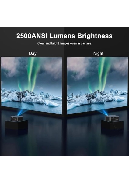 2500 Ansı Lümen 4K UHD Akıllı Projektör fiyatları