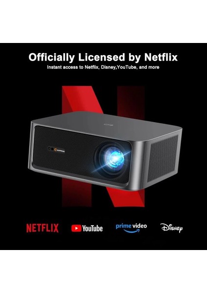 2500 Ansı Lümen 4K UHD Akıllı Projektör modelleri