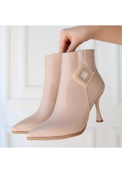 Lvsqvr Moose Nude Cilt Topuklu Bot (Numara: 39) fırsatları