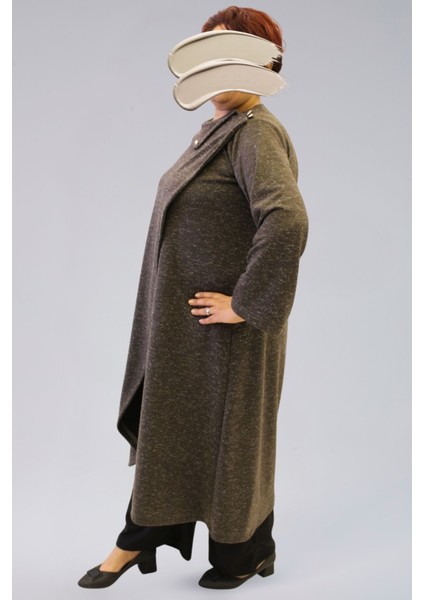 Mevsimlik Giy Çık Kap - Ecrin Kumaş Şık Giy Çık Kap Ferace modelleri