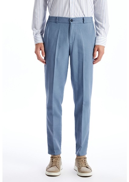 Yeni Sezon Standart Kalıp Keten Görünümlü Erkek Pantolon fiyatları